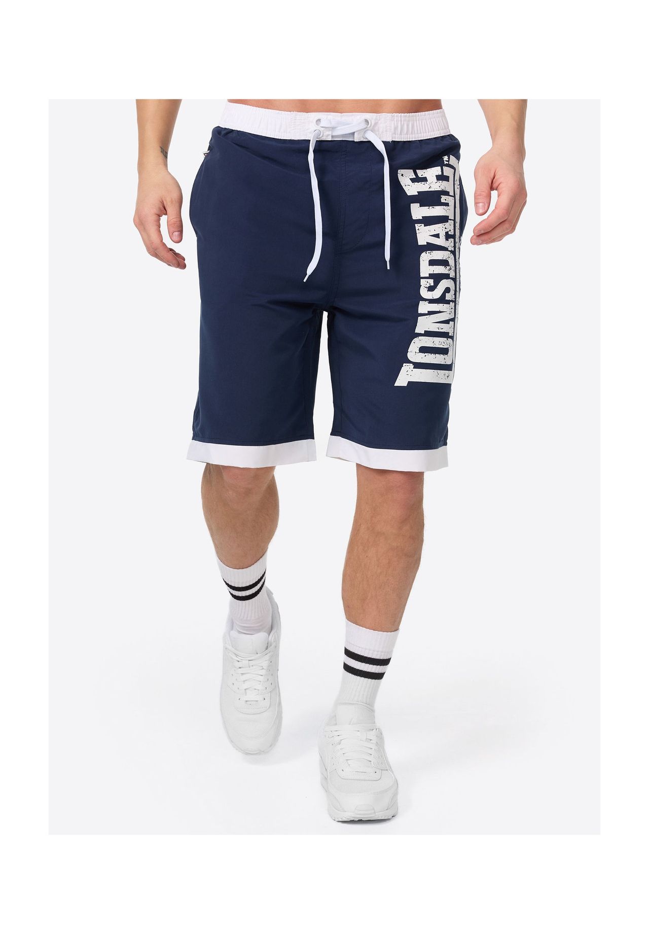 Мужские пляжные шорты стандартного кроя CLENNELL LONSDALE, темно-сине-белый
Мужские пляжные шорты стандартного кроя CLENNELL LONSDALE, темно-сине-белый