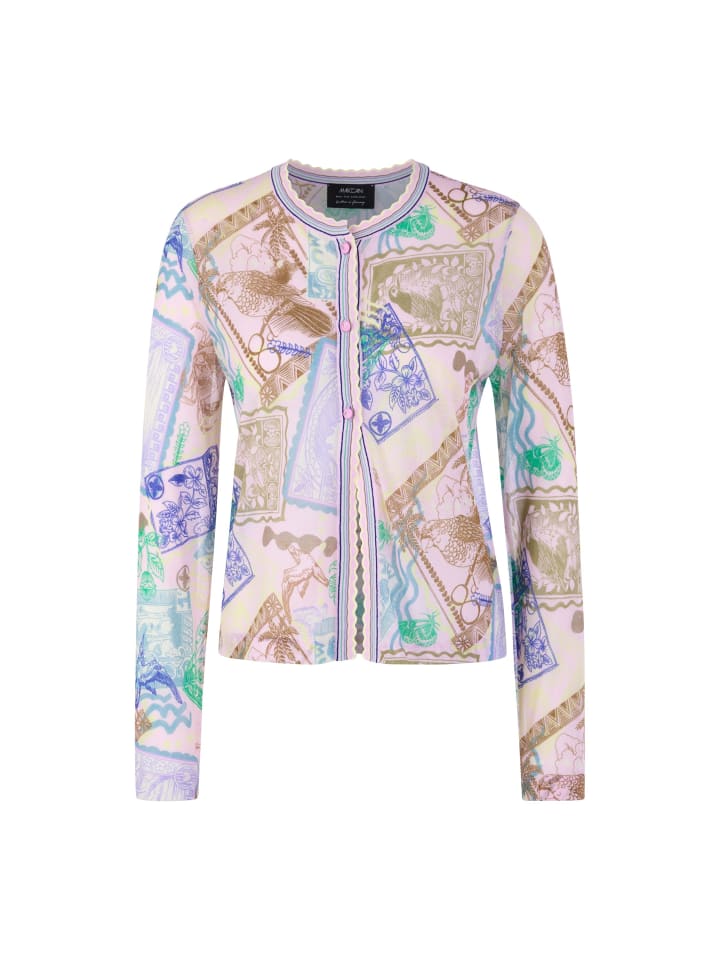 MARC CAIN COLLECTIONS Кардиган с принтом из розового тюля
MARC CAIN COLLECTIONS Кардиган с принтом из розового тюля