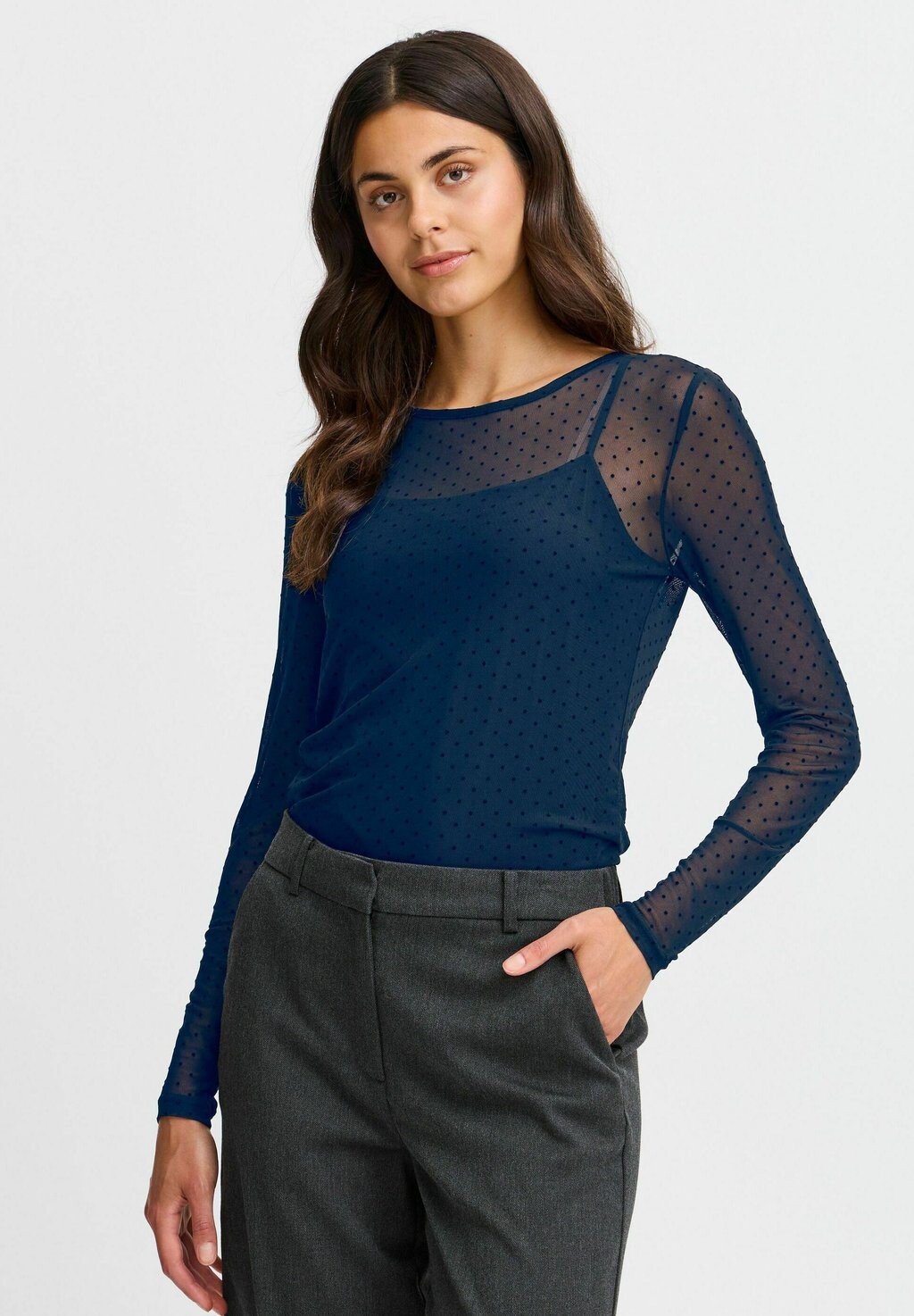 Топ с длинными рукавами FRFXDETA TEE Fransa, синий
Топ с длинными рукавами FRFXDETA TEE Fransa, синий