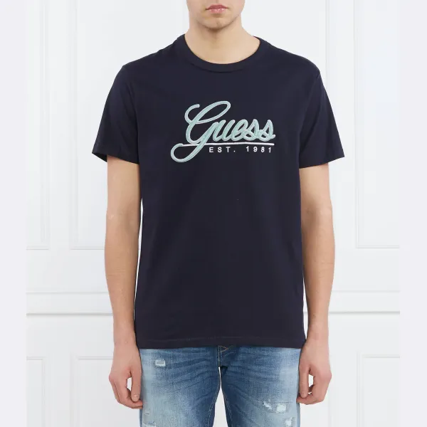 Футболка стандартного кроя с 3D-эмбро SS cngue Guess, синий
Футболка стандартного кроя с 3D-эмбро SS cngue Guess, синий