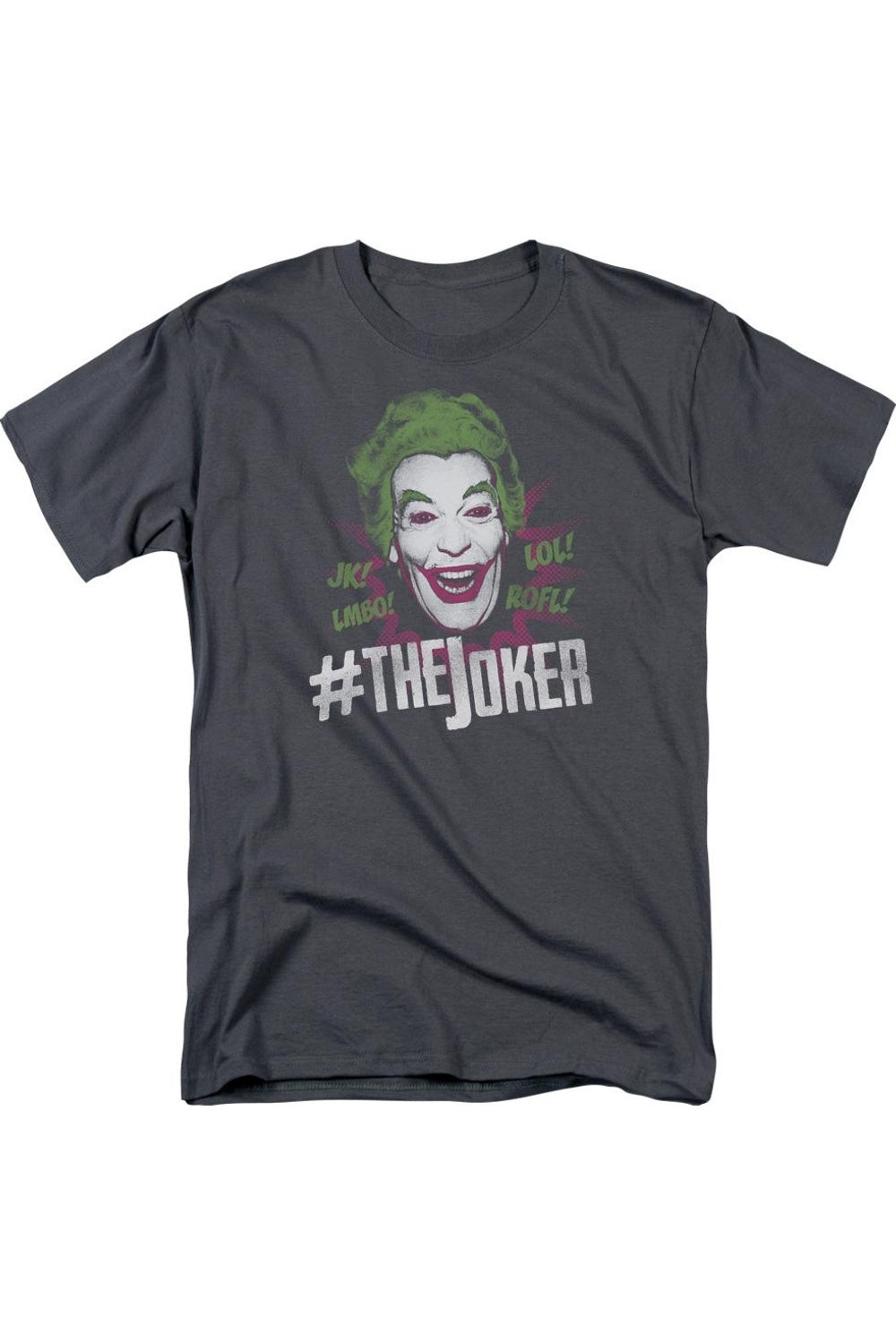 Футболка с коротким рукавом для взрослых Batman Classic Tv #joker Gildan, цвет charcoal
Футболка с коротким рукавом для взрослых Batman Classic Tv #joker Gildan, цвет charcoal