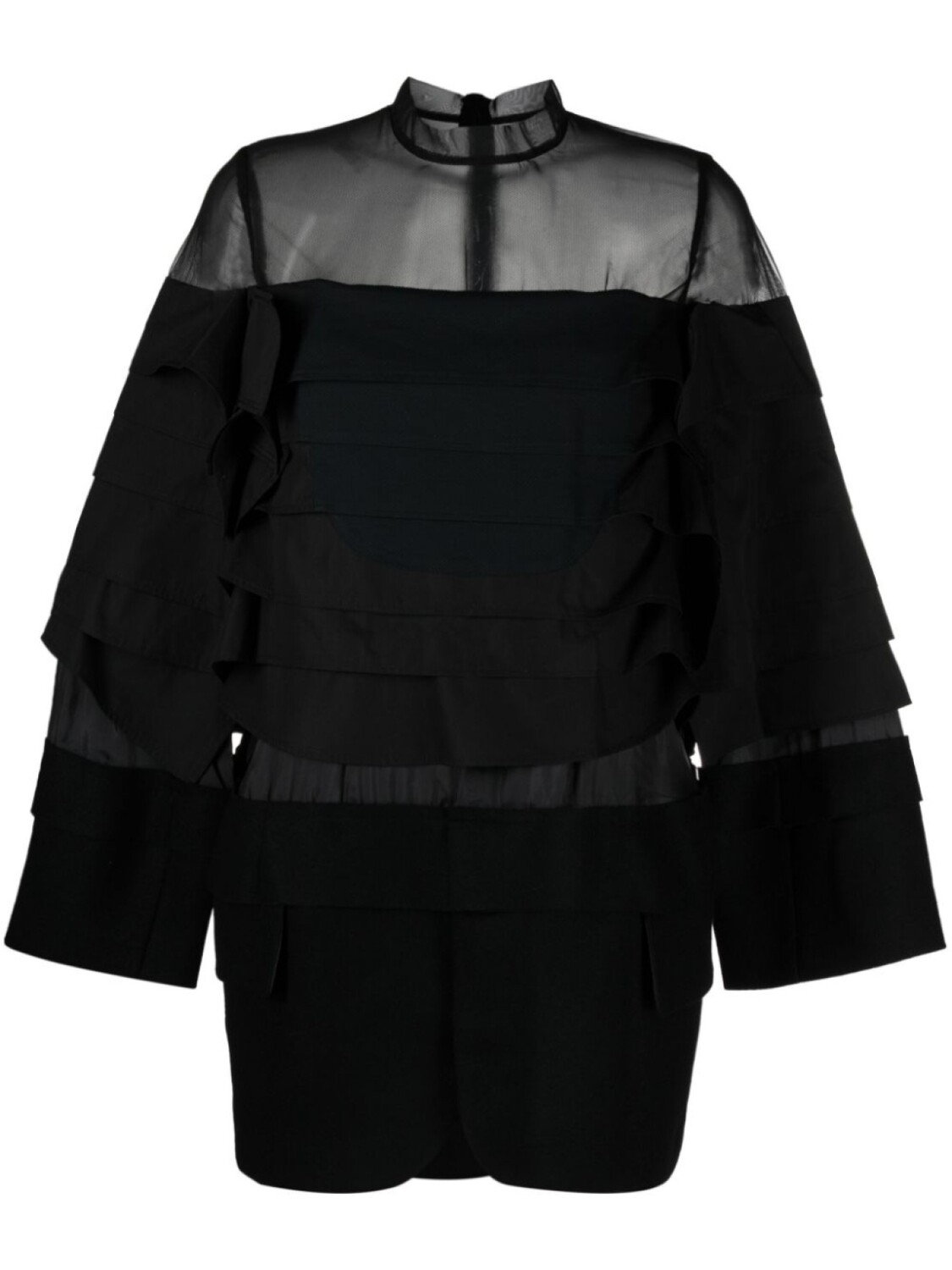 sacai layered-effect panelled minidress, черный
sacai layered-effect panelled minidress, черный