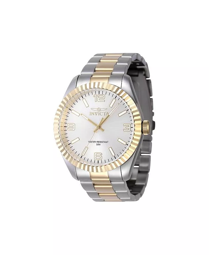 Мужские часы 47454 Specialty Quartz с серебристым циферблатом и тремя стрелками Invicta
Мужские часы 47454 Specialty Quartz с серебристым циферблатом и тремя стрелками Invicta