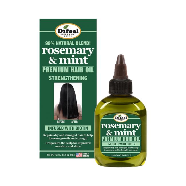 Масло для волос премиум-класса с розмарином и мятой Difeel, 75 мл
Масло для волос премиум-класса с розмарином и мятой Difeel, 75 мл