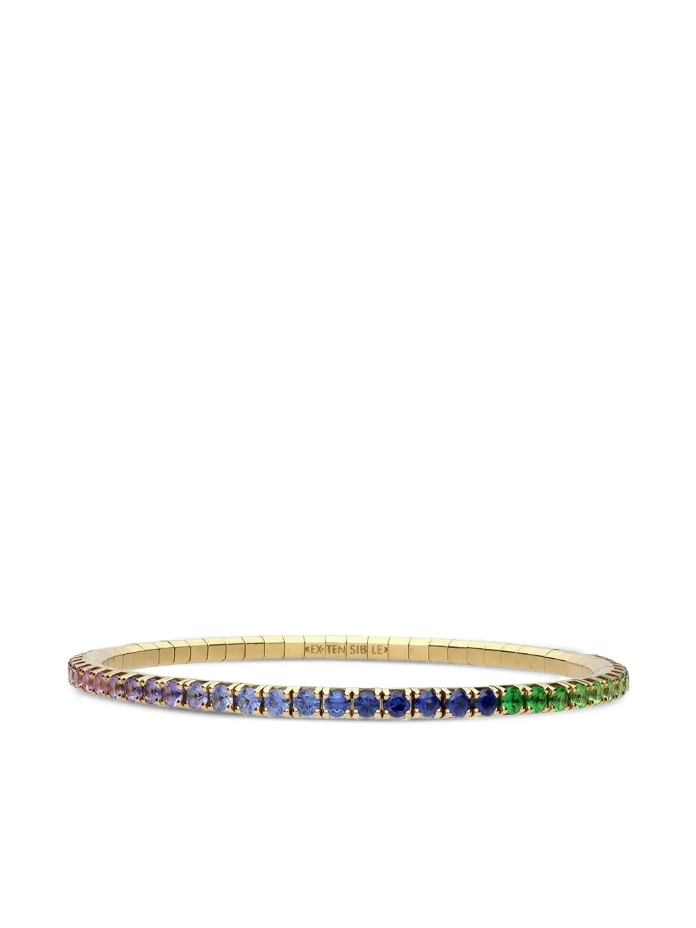 Теннисный браслет Extensible Stretch из 18-каратного желтого золота с сапфирами ROBERTO DEMEGLIO, золотой
Теннисный браслет Extensible Stretch из 18-каратного желтого золота с сапфирами ROBERTO DEMEGLIO, золотой