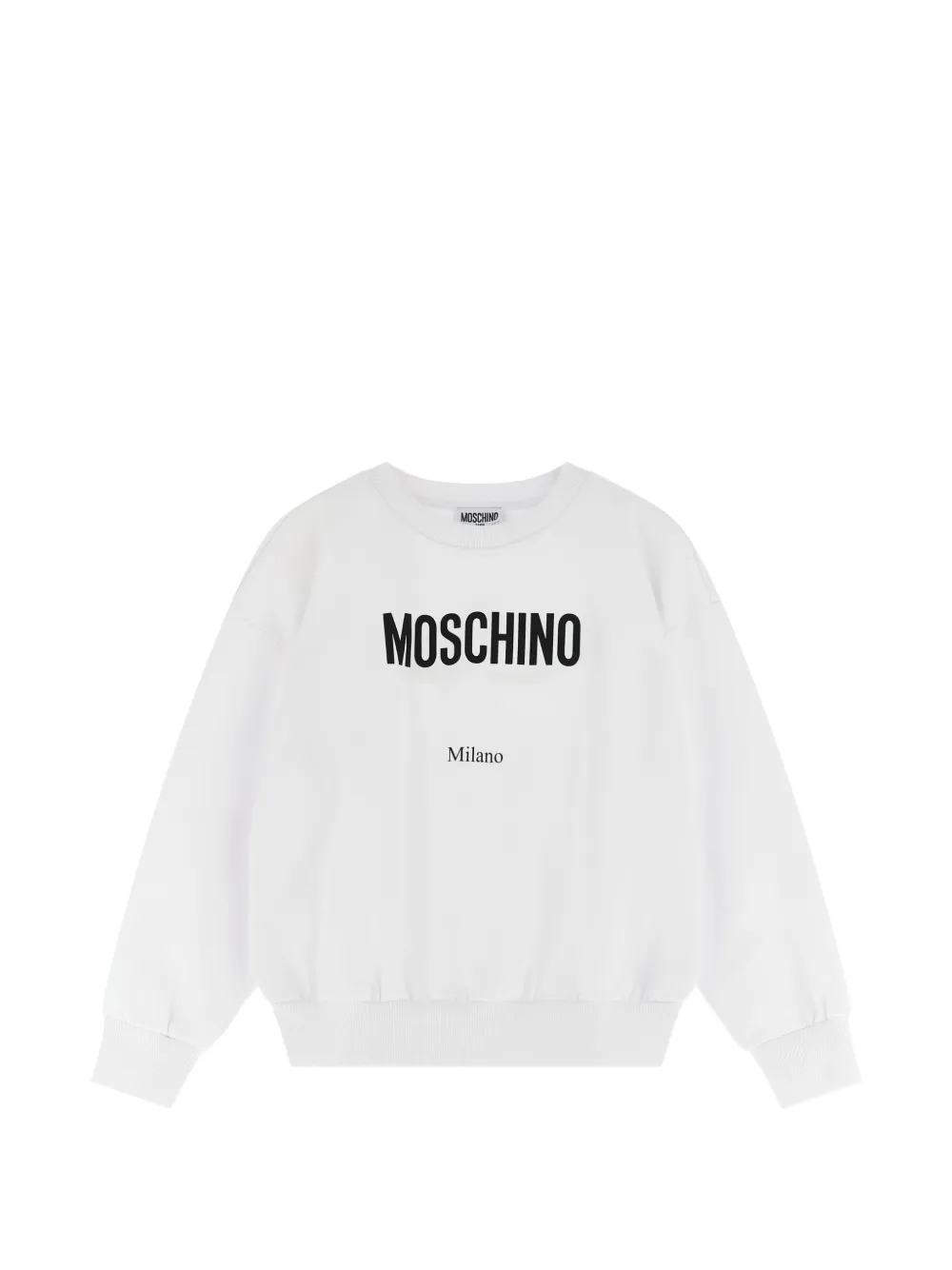 Свитшот с круглым вырезом Moschino Kids, белый
Свитшот с круглым вырезом Moschino Kids, белый
