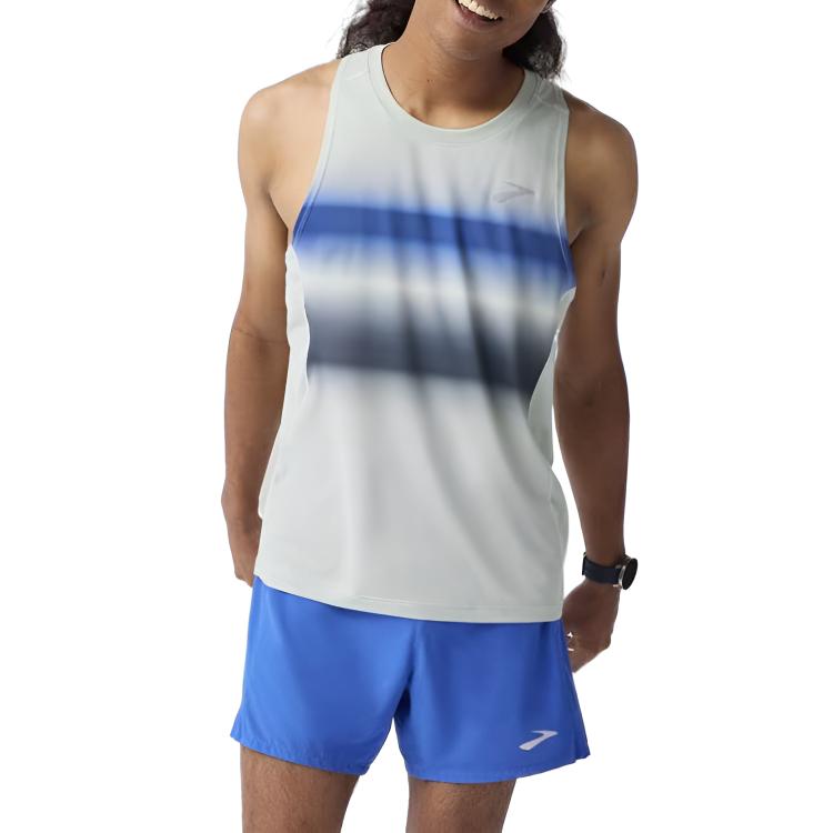 Brooks Мужские майки-топы серые/синие с круглым вырезом, средней высоты
Brooks Мужские майки-топы серые/синие с круглым вырезом, средней высоты