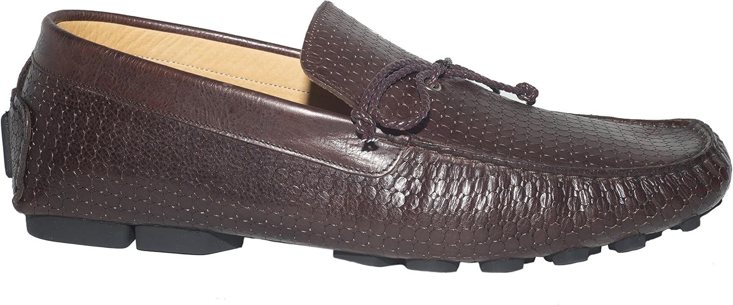 Мужские коричневые кожаные лоферы Giovanni Conti 10014-01 с узором, Италия
Мужские коричневые кожаные лоферы Giovanni Conti 10014-01 с узором, Италия