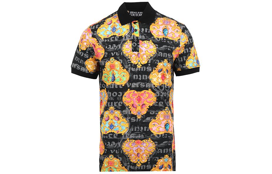 Поло с принтом барокко VERSACE JEANS COUTURE, черный
Поло с принтом барокко VERSACE JEANS COUTURE, черный