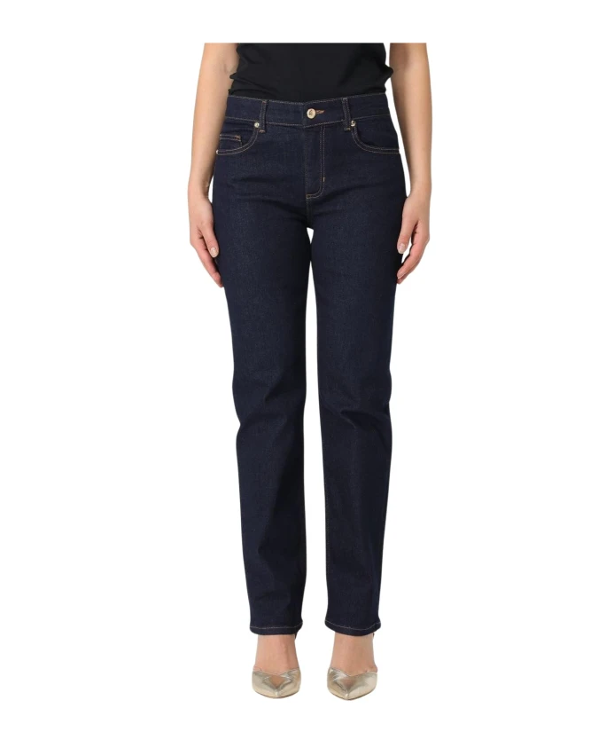 Классические джинсы прямого кроя из эластичного денима Just Cavalli, синий
Классические джинсы прямого кроя из эластичного денима Just Cavalli, синий