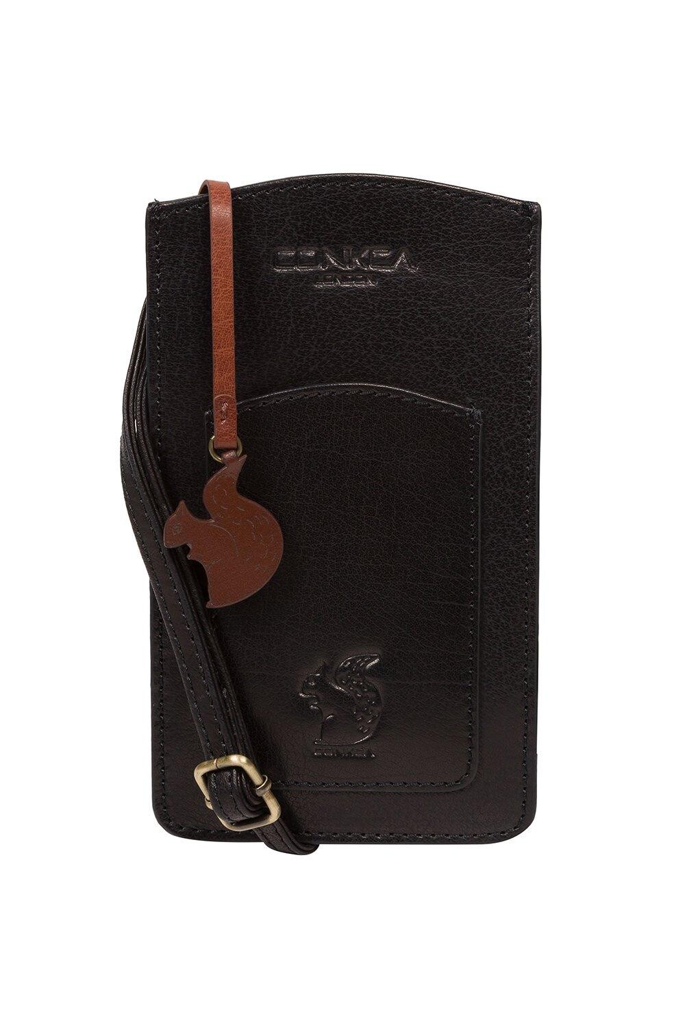Кожаная сумка для телефона через плечо 'Siren' Conkca London, черный
Кожаная сумка для телефона через плечо 'Siren' Conkca London, черный