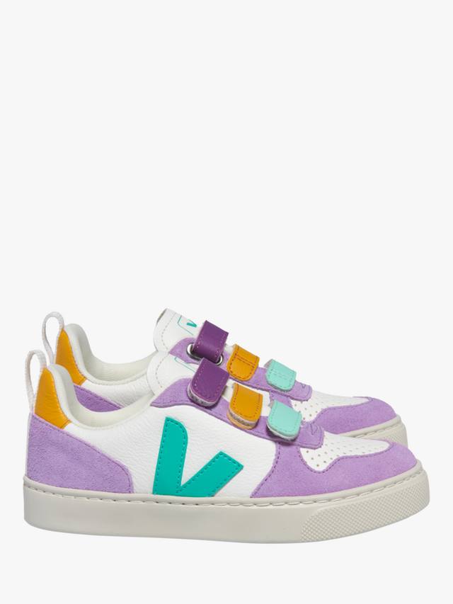 Детские кроссовки V-10 из замши VEJA, White/Multico
Детские кроссовки V-10 из замши VEJA, White/Multico