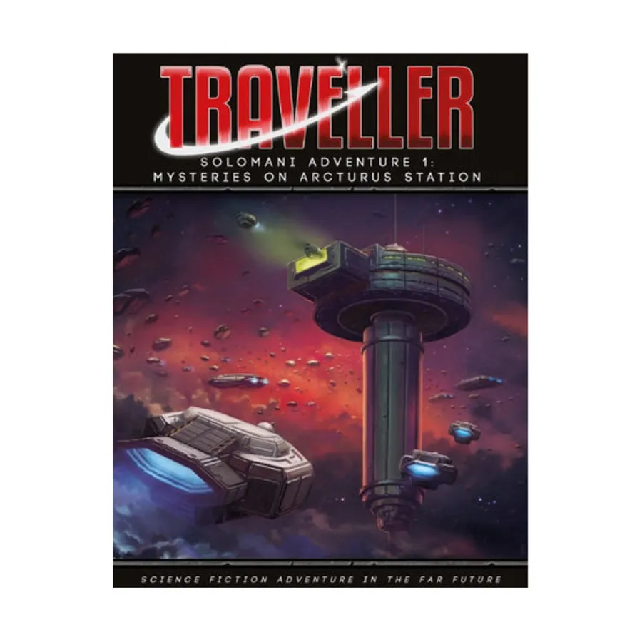 Solomani Adventure 1 - Mysteries on Arcturus Station, Traveller (Mongoose 2nd Edition) - Adventures & Campaigns, мягкая обложка
Solomani Adventure 1 - Mysteries on Arcturus Station, Traveller (Mongoose 2nd Edition) - Adventures & Campaigns, мягкая обложка