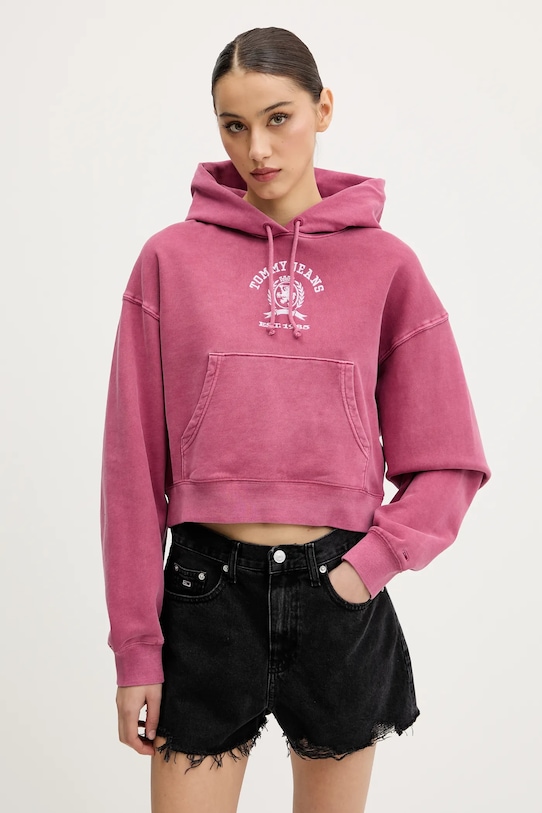 Хлопковая толстовка Tommy Jeans, розовый
Хлопковая толстовка Tommy Jeans, розовый