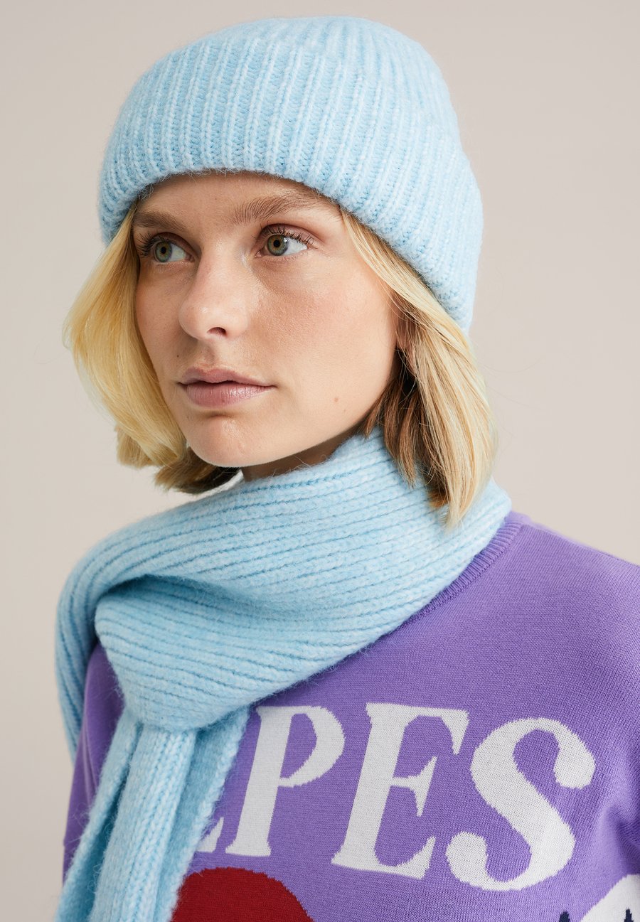 Шапка WE Fashion Beanie, Pastel Blue/Mottled Blue
Шапка WE Fashion Beanie, Pastel Blue/Mottled Blue