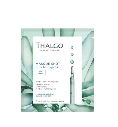 Экспресс-очищающая тканевая маска с морским цинком Thalgo Express Purity Shot Mask
Экспресс-очищающая тканевая маска с морским цинком Thalgo Express Purity Shot Mask