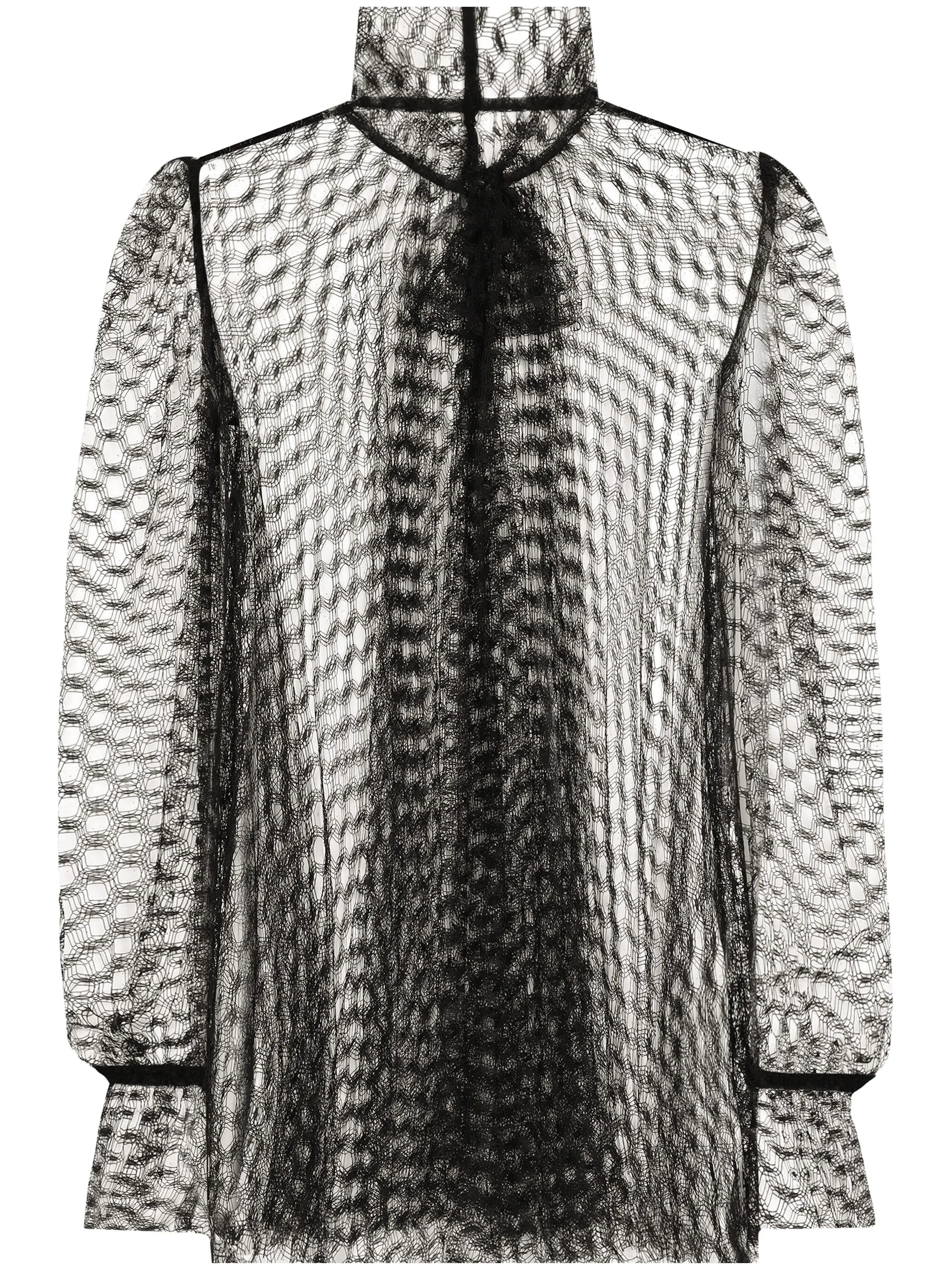 Блузка из тюля Dolce & Gabbana, черный
Блузка из тюля Dolce & Gabbana, черный