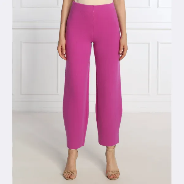 Брюки свободного кроя с добавлением кашемира Liviana Conti, розовый 
Брюки свободного кроя с добавлением кашемира Liviana Conti, розовый