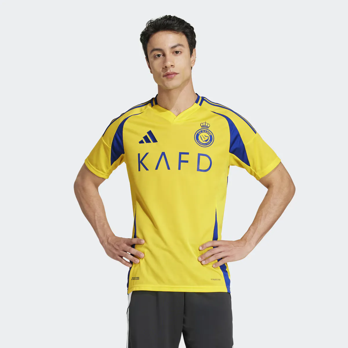 Мужская 1-я форма Al Nassr FC 2024-2025 Cristiano Ronaldo Adidas футболка, жёлтый
Мужская 1-я форма Al Nassr FC 2024-2025 Cristiano Ronaldo Adidas футболка, жёлтый