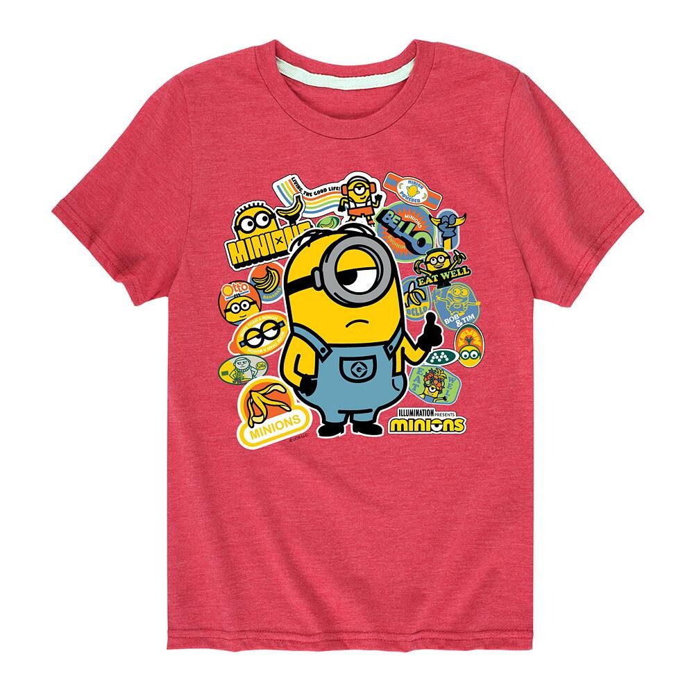 Футболка с графическими наклейками «Гадкий я» и бананами для мальчиков 8–20 лет Licensed Character, цвет Heather Red
Футболка с графическими наклейками «Гадкий я» и бананами для мальчиков 8–20 лет Licensed Character, цвет Heather Red