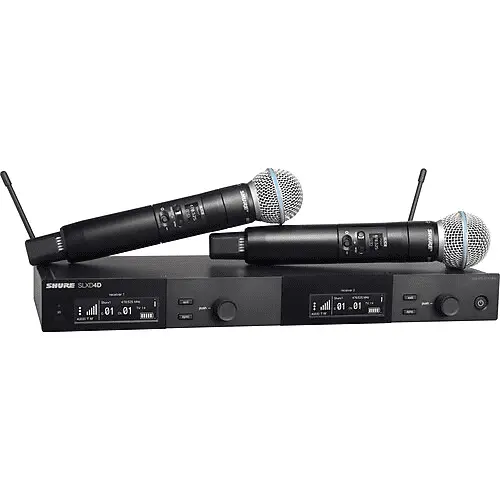 Микрофон Shure SLXD24D/B58-H55
Микрофон Shure SLXD24D/B58-H55
