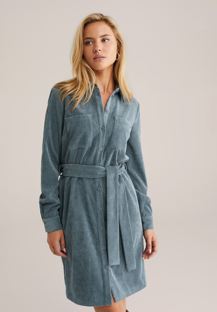 Платье WE Fashion Shirt dress, Greyish Blue/Blue-Grey
Платье WE Fashion Shirt dress, Greyish Blue/Blue-Grey