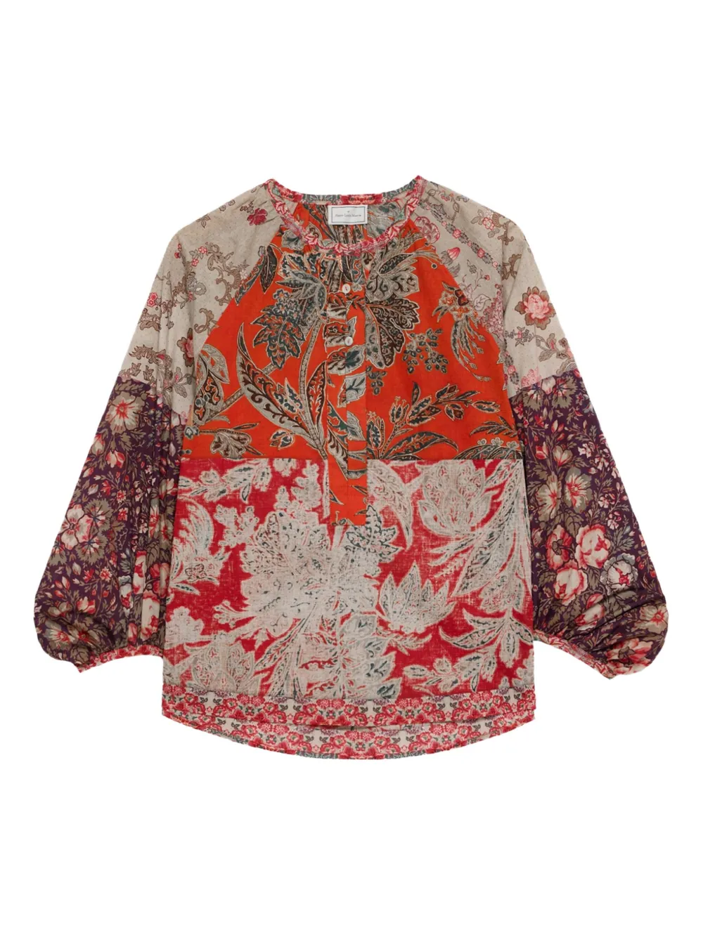 Рубашка Dante в технике пэчворк с объемными рукавами Pierre-Louis Mascia, нейтральный
Рубашка Dante в технике пэчворк с объемными рукавами Pierre-Louis Mascia, нейтральный