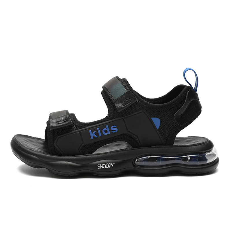 Детские сандалии с низким верхом, амортизирующие, устойчивые к истиранию, дышащие, противоскользящие SNOOPY, черный/синий
Детские сандалии с низким верхом, амортизирующие, устойчивые к истиранию, дышащие, противоскользящие SNOOPY, черный/синий