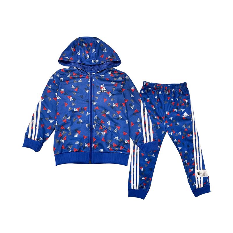 Повседневная спортивная одежда кобальтово-синего и белого цвета для младенцев и малышей Adidas
Повседневная спортивная одежда кобальтово-синего и белого цвета для младенцев и малышей Adidas