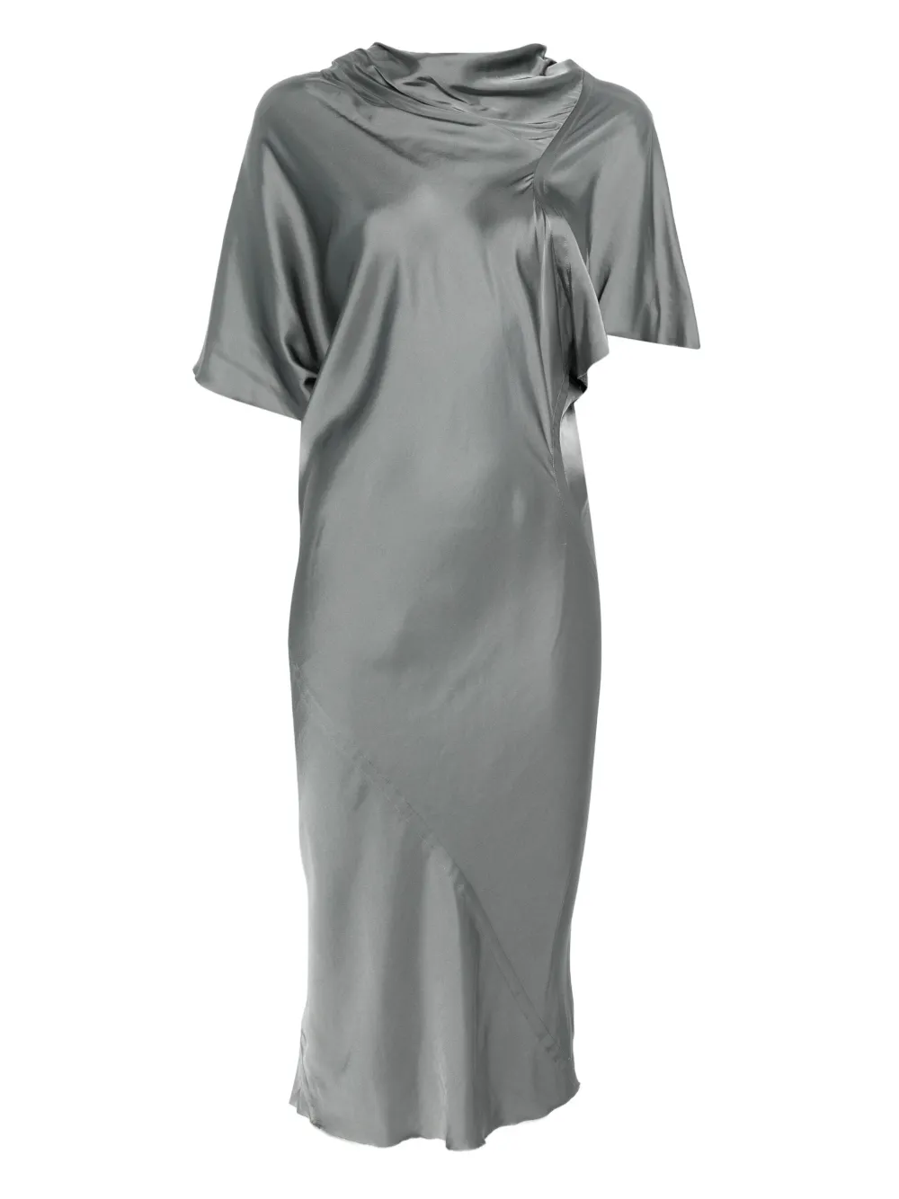 Платье с воротником-хомутом и драпировкой Rick Owens, серый
Платье с воротником-хомутом и драпировкой Rick Owens, серый