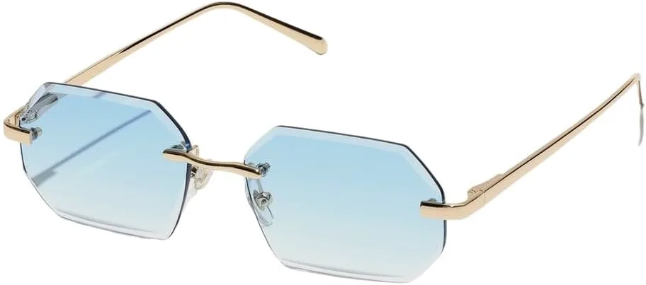 Мужские солнцезащитные очки, модные без оправы, солнцезащитные очки с бриллиантовыми линзами, женские без оправы, металлические очки GHVWYX, C5 Gold Blue
Мужские солнцезащитные очки, модные без оправы, солнцезащитные очки с бриллиантовыми линзами, женские без оправы, металлические очки GHVWYX, C5 Gold Blue