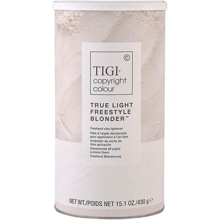Copyright Color True Light Freestyle Blonder 430G Осветлитель Freehand Clay, Tigi
Copyright Color True Light Freestyle Blonder 430G Осветлитель Freehand Clay, Tigi