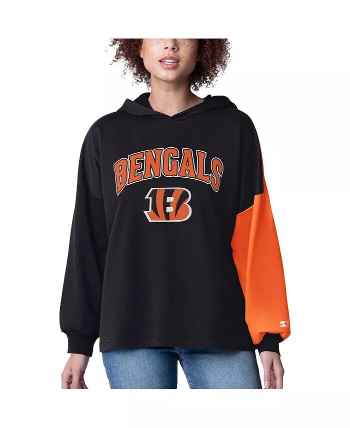 Женская черная толстовка с капюшоном Cincinnati Bengals Power Move с длинным рукавом Starter
Женская черная толстовка с капюшоном Cincinnati Bengals Power Move с длинным рукавом Starter