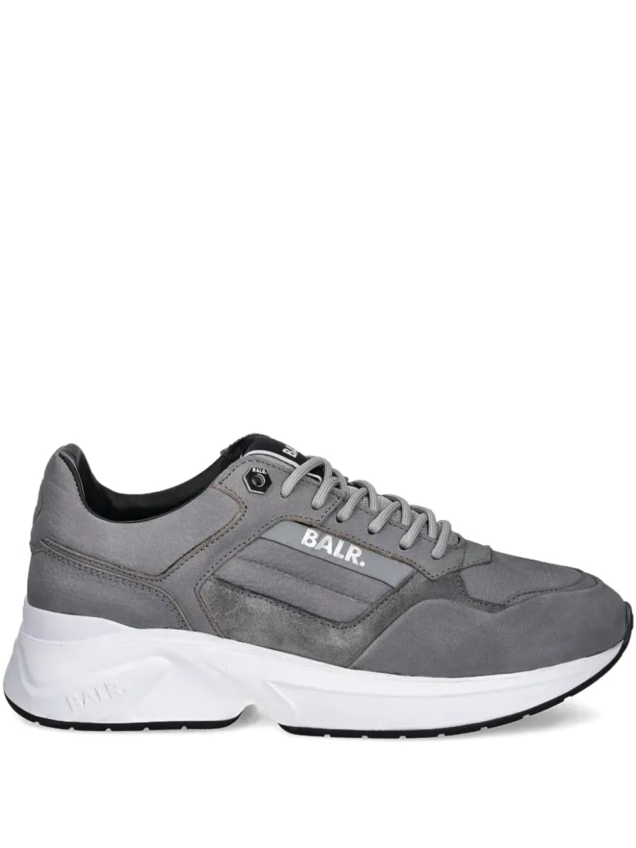 BALR. Брендовые люксовые кожаные кроссовки с логотипом, серый
BALR. Брендовые люксовые кожаные кроссовки с логотипом, серый