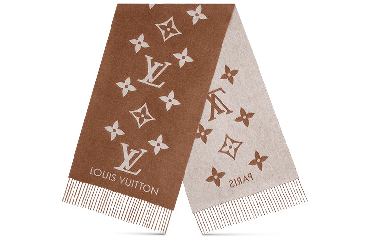 Шарф трикотажный Louis Vuitton Unisex, бежевый 
Шарф трикотажный Louis Vuitton Unisex, бежевый
