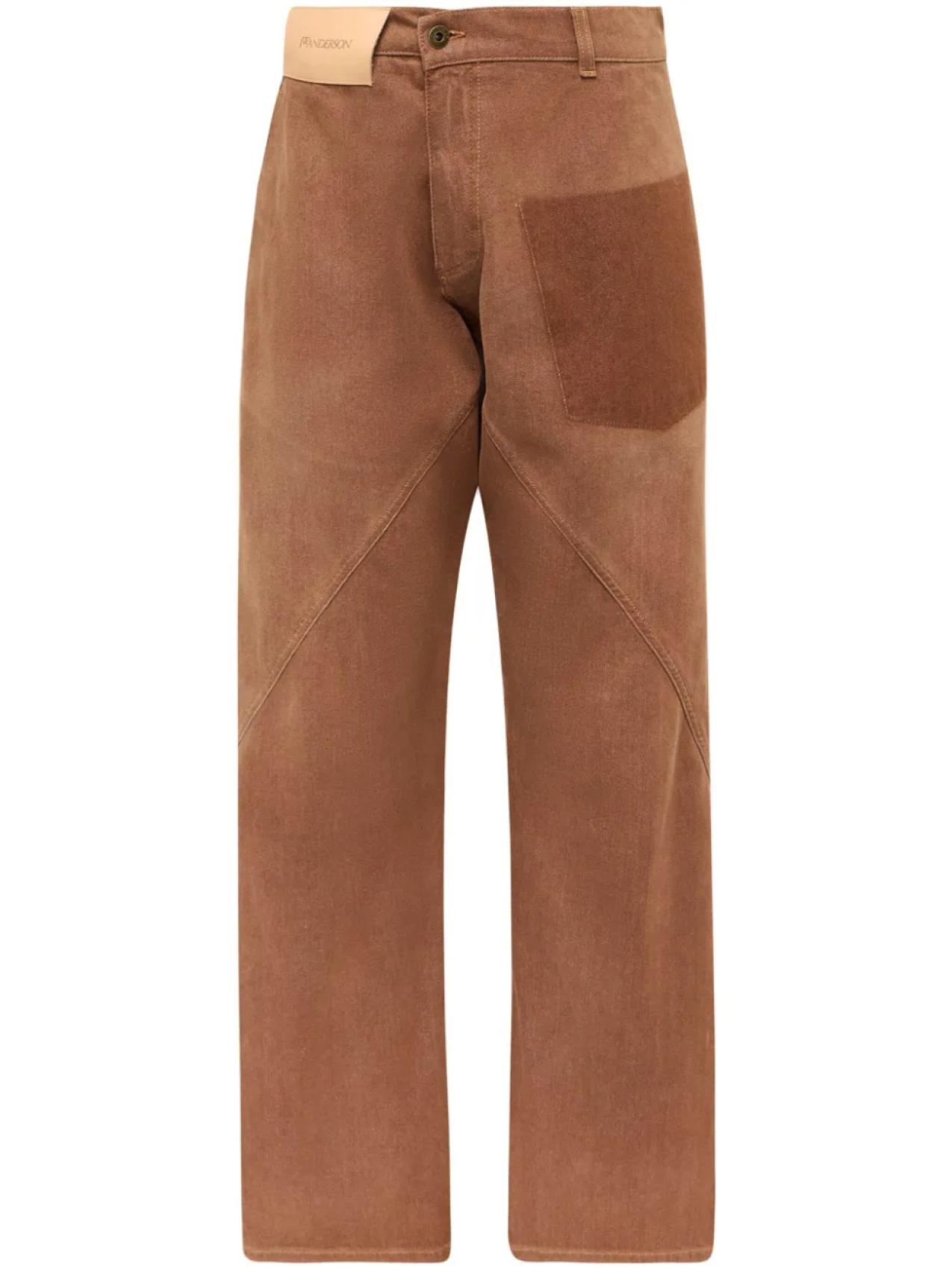 Джинсы Twisted Workwear JW Anderson, коричневый 
Джинсы Twisted Workwear JW Anderson, коричневый