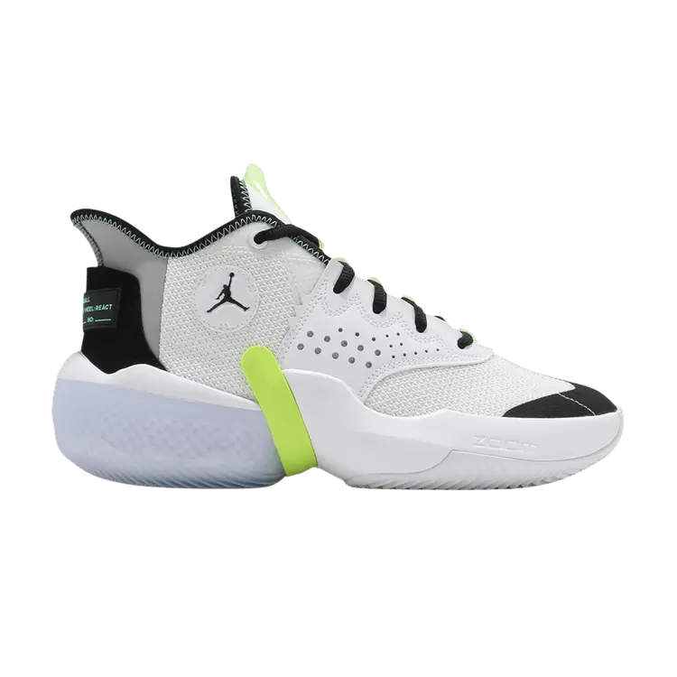 Кроссовки Jordan React Elevation PF 'White Green Glow', белый
Кроссовки Jordan React Elevation PF 'White Green Glow', белый