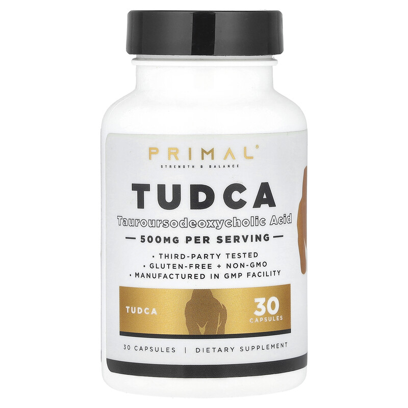 PrePrimal, TUDCA, 500 мг, 30 капсул
PrePrimal, TUDCA, 500 мг, 30 капсул