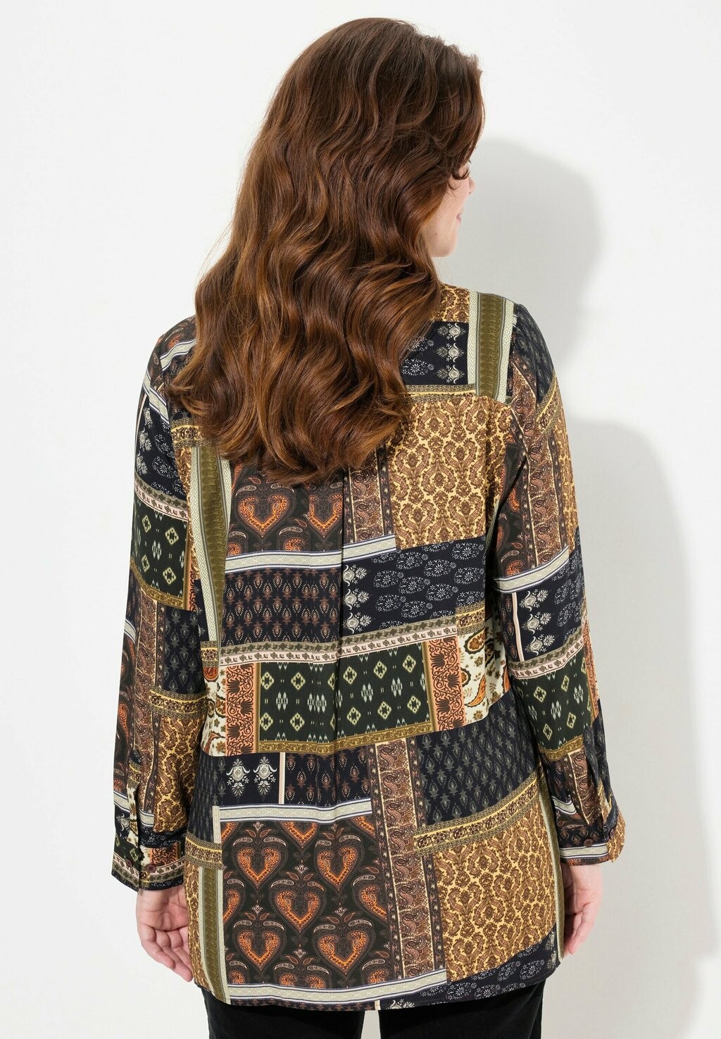 Блузка на пуговицах MIXED Ulla Popken, золотого цвета
Блузка на пуговицах MIXED Ulla Popken, золотого цвета