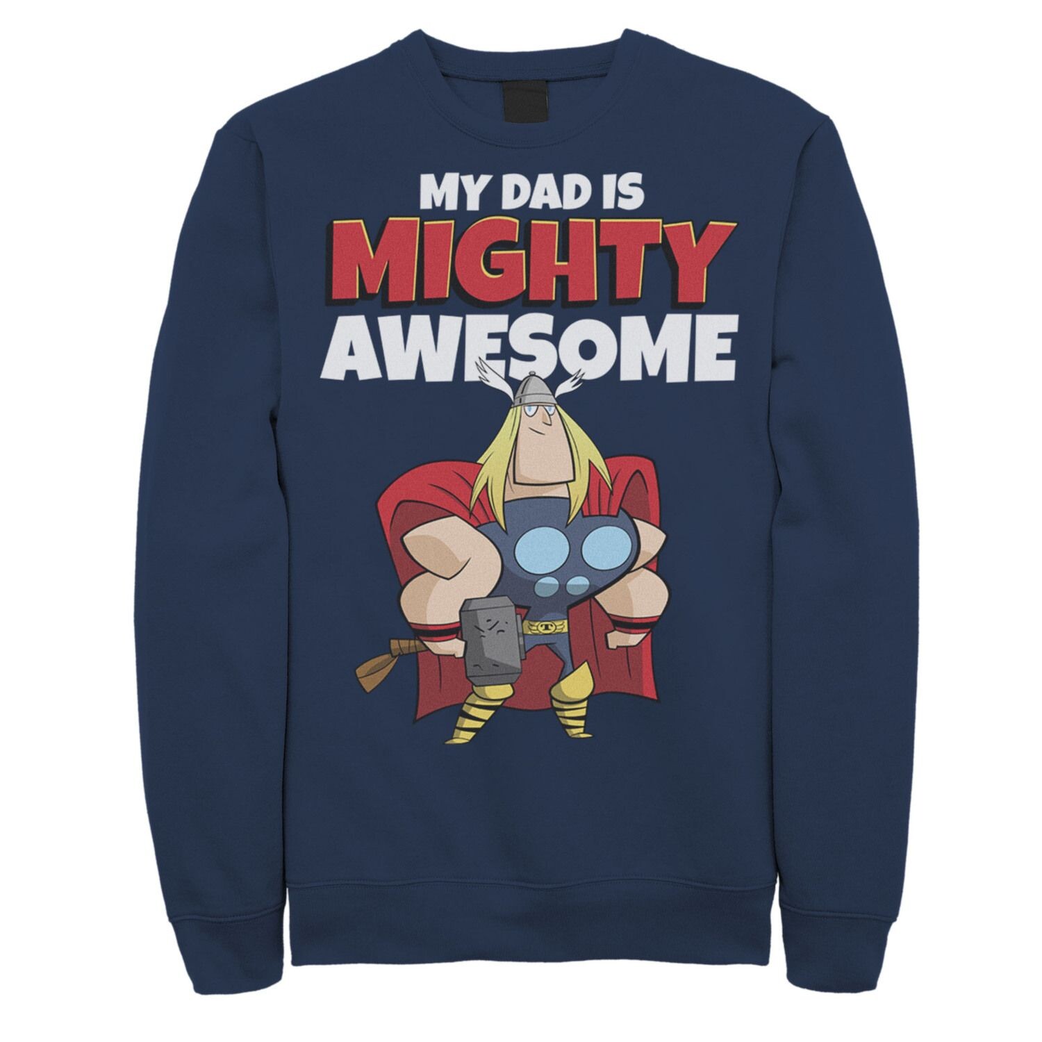 Мужской свитшот с портретом Тора «My Dad Is Mighty Awesome Thor's Day» Marvel
Мужской свитшот с портретом Тора «My Dad Is Mighty Awesome Thor's Day» Marvel