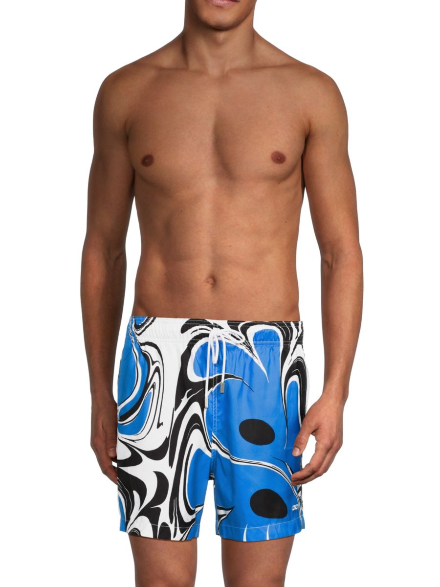 Плавки-шорты с абстрактным принтом и завязками Le Club Original, синий мульти
Плавки-шорты с абстрактным принтом и завязками Le Club Original, синий мульти