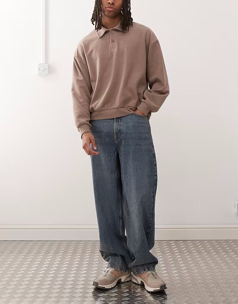 Джинсы средней посадки X001 Antifit в цвете «синий мрамор» Collusion
Джинсы средней посадки X001 Antifit в цвете «синий мрамор» Collusion