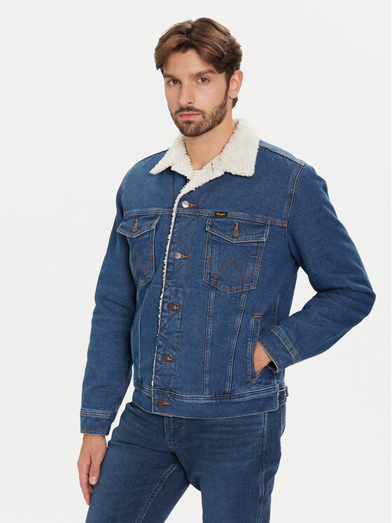 Джинсовая куртка regular fit Sherpa Classic 112371440 Wrangler, синий
Джинсовая куртка regular fit Sherpa Classic 112371440 Wrangler, синий