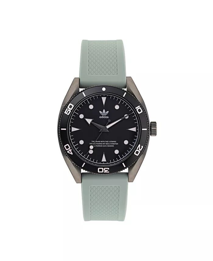 Часы унисекс с тремя стрелками, два серых силиконовых ремешка, 42 мм adidas
Часы унисекс с тремя стрелками, два серых силиконовых ремешка, 42 мм adidas