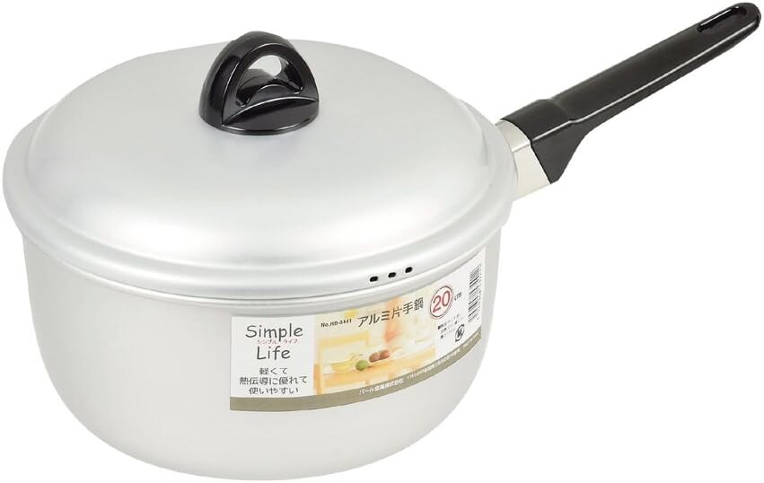 Кастрюля Pearl Metal HB-3441 с одной ручкой, 7,9 дюйма (20 см), алюминий, только для газовых плит, Simple Life, Sliver
Кастрюля Pearl Metal HB-3441 с одной ручкой, 7,9 дюйма (20 см), алюминий, только для газовых плит, Simple Life, Sliver
