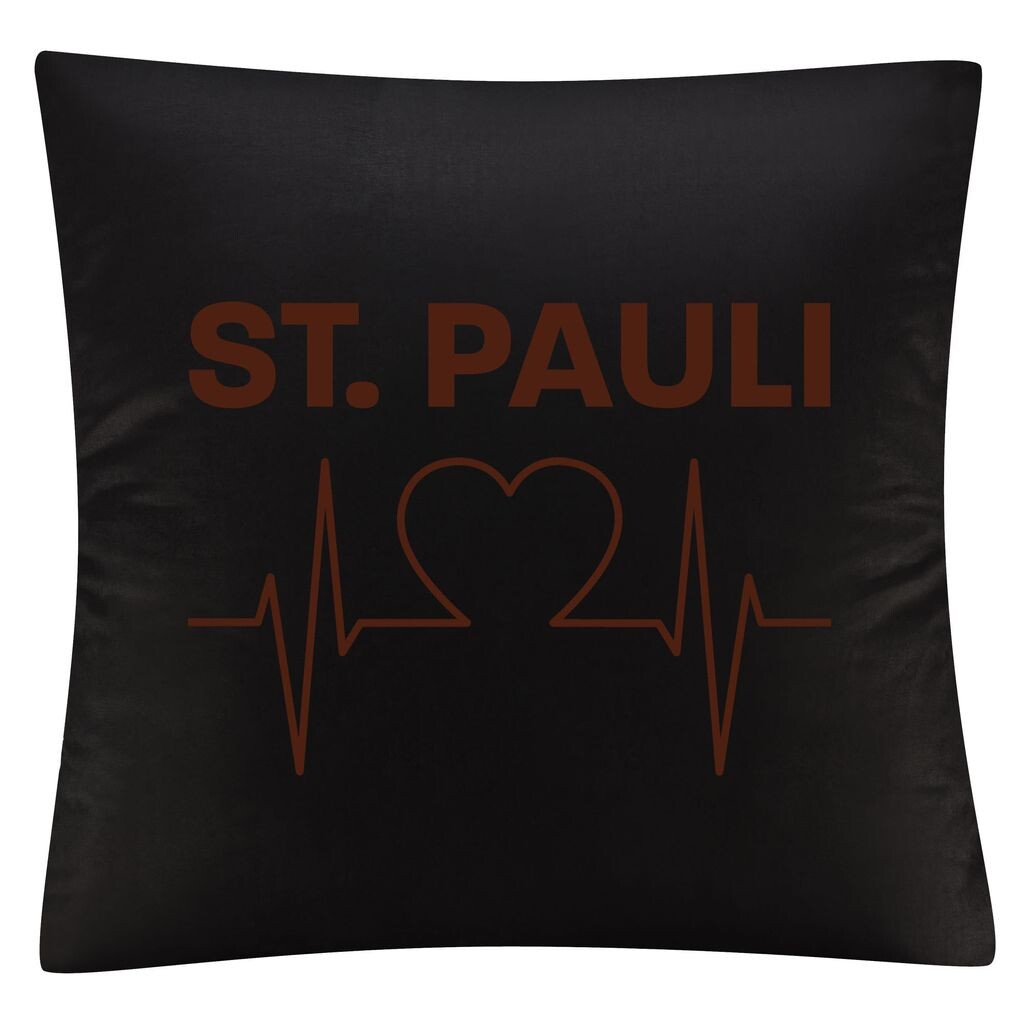Чехол на подушку мультифаншоп - St. Pauli - сердцебиение, черный, один размер multifanshop
Чехол на подушку мультифаншоп - St. Pauli - сердцебиение, черный, один размер multifanshop