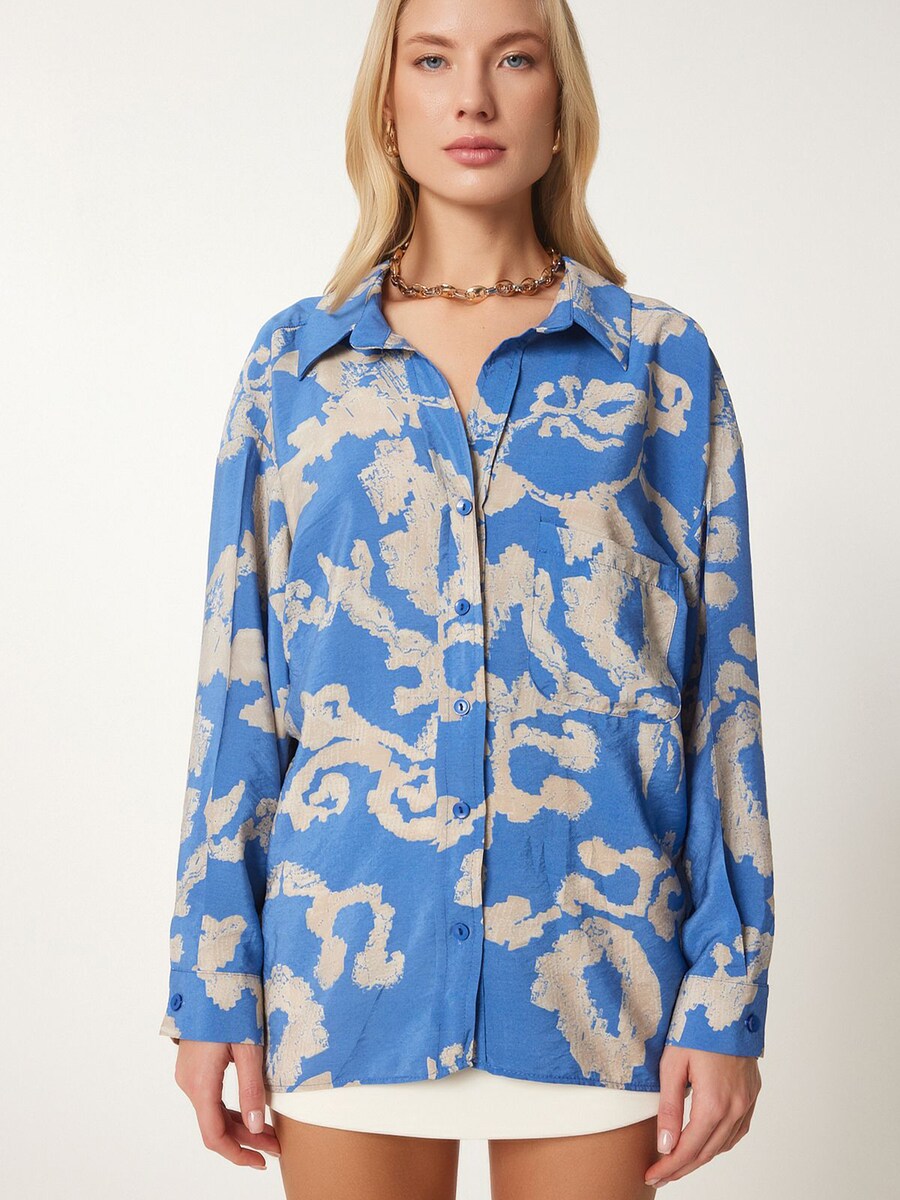 Блуза Happiness İstanbul, Royal Blue
Блуза Happiness İstanbul, Royal Blue