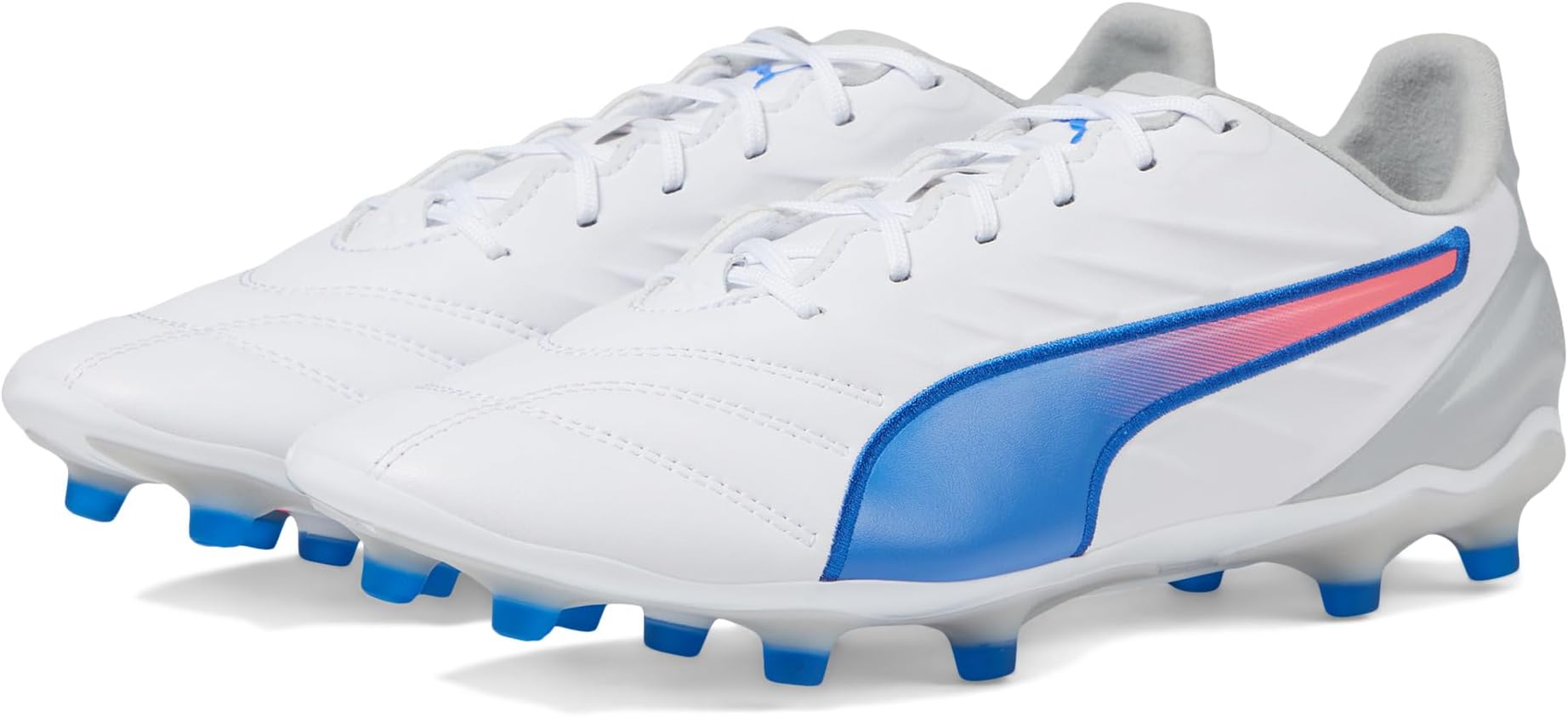 Кроссовки PUMA King Pro Firm Ground/Artificial Ground Soccer Cleats, цвет Puma White/Bluemazing/Flat Light Gray
Кроссовки PUMA King Pro Firm Ground/Artificial Ground Soccer Cleats, цвет Puma White/Bluemazing/Flat Light Gray