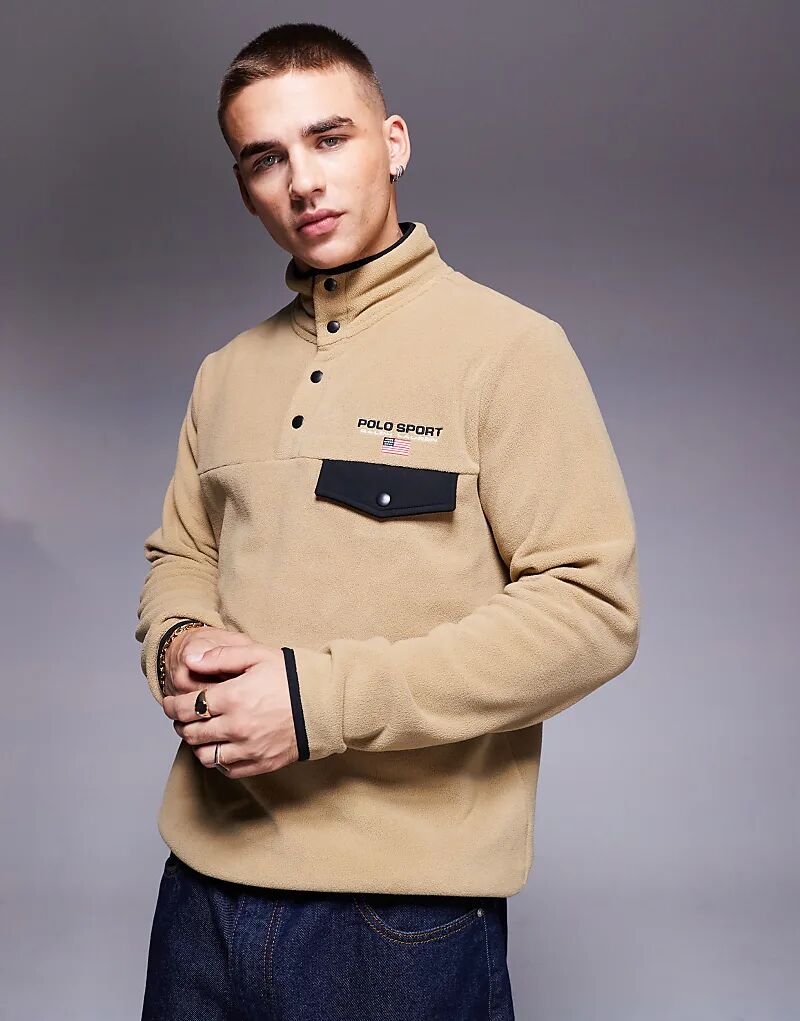 Флис с логотипом Sport Capsule бежевого цвета Polo Ralph Lauren
Флис с логотипом Sport Capsule бежевого цвета Polo Ralph Lauren