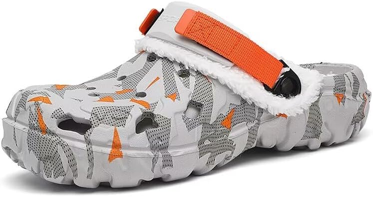 Сабо для мужчин и женщин, садовая обувь на подкладке из искусственного меха, зимняя теплая садовая обувь с регулируемым ремешком, нескользящие домашние и уличные тапочки Lewhosy, оранжевый
Сабо для мужчин и женщин, садовая обувь на подкладке из искусственного меха, зимняя теплая садовая обувь с регулируемым ремешком, нескользящие домашние и уличные тапочки Lewhosy, оранжевый
